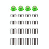 For PS5 20pcs /Set Gamepad Metal Buttons Mushroom Head Magnetic Base Cross Keys Accessory Set
