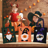 Halloween Cartoon Doll Linen Tote Bags(Orange)