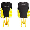 HiSEA L002 Foam Buoyancy Vests Flood Protection Drifting Fishing Surfing Life Jackets for Children, Size: XL(Black Yellow)