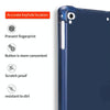 Multi-folding Shockproof TPU Protective Case for iPad 9.7 (2018) / 9.7 (2017) / air / air2, with Holder & Pen Slot(Sky Blue)