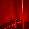 Semicircle LED Door Frame Corridor Window Wall Spotlight(Red Light)