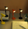 3 PCS Mini LED Desk Lamp Folding Portable Night Light Magnetic Eye Protection Desk Lamp(LD02-Blue)