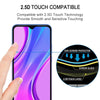 For Xiaomi Redmi 9 25 PCS Full Glue Full Screen Tempered Glass Film(Black)