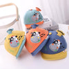 MZ9513 Calf Pattern Baby Peaked Cap Children Autumn Hat Soft Brim Baby Beanie, Size: 48cm Adjustable(Yellow)