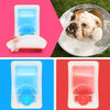 Dog Shampoo Dispensing Massage Brush - Silicone Pet Bath Brush (Random Colour)
