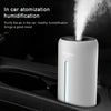 FUQINS Water Cup Mini Air Humidifier USB Colorful Night Light Car Home Silent Aromatherapy Diffuser(White)