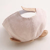 MZ7230 Bear Striped Pattern Soft Brim Caps Baby Cartoon Cotton Hats, Size: 46cm Adjustable(Pink)