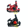 3 in 1 Scooter Modified Hydraulic Brake + 120mm Disc Brake Disc + Modified Seat Set For Xiaomi Mijia M365 Pro(Black Brake + Silver Adapter)