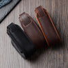 Outdoor Photography Cowhide Leather Camera Shoulder Hanging Neck Winding Strap, Spec: Pure Leather (Deep Coffee)