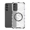 For Samsung Galaxy A16 5G Honeycomb Magnetic Ring Shockproof Phone Case(White)