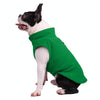 Warm Fleece Dog Coat, Green, XL - French Bulldog, Pug