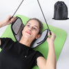 Neck Stretcher Soothing Fatigue Cervical Hammock, Style:New Hammock + Eye Mask + Beam Pocket