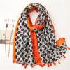 180 X 85cm  Women Cotton And Linen Scarf Retro Splicing Bohemian Printed Silk Shawl SL2008-007