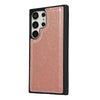 For Samsung Galaxy S25+ 5G Cowhide Texture Back Cover Phone Case(Rose Gold)