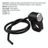 MB-BS001-R Motorcycle Motorcycle Switches 22mm Handlebar Mount Switch Headlight Hazard Brake Light Power Switch with Indicator Light (Red Light)