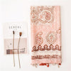 180 X 85cm  Women Cotton And Linen Scarf Retro Splicing Bohemian Printed Silk Shawl SL1906-027