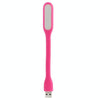100 PCS Portable Mini USB 6 LED Light, For PC / Laptops / Power Bank, Flexible Arm, Eye-protection Light(Pink)