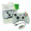 For Microsoft Xbox 360 / PC XB13 Dual Vibration Wireless 2.4G Gamepad With Receiver(White)