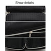 Sunglasses Crush Resistance Zipper Glasses Case Box, Size: 17*7*6cm (Black)