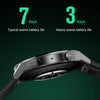 Ochstin 5HK46P 1.36 inch Round Screen Silicone Strap Smart Watch with Bluetooth Call Function(Silver+Black)