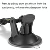 3 PCS Car Tent Suction Cup Home Users Outside Travel Portable Suction Cup Hook Round Carabiner(Red)