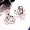 Fashion Style Glow Crystal Firefly Earrings Fashion Temperament Long Ear Earrings(Silver)