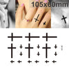 10 PCS Classic Black  Waterproof Temporary Tattoo Sticker(HC-46)