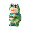 855pcs /Box Children Educational Assembly Small Frogs Building Blocks Toy(Cheering)