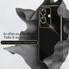 For Realme Note 60 4G XINLI Straight 6D Plating Gold Edge TPU Phone Case(Black)