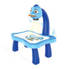 Smart Children Projection Painting Board Multifunctional Drawing Table Toy Set(Blue)