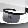 Anti-peeping Sun Mirror Integrated Anti-foam Sunscreen Mask, Color:Black Frame Gray