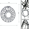 Automatic Hanging Bird Feeder - Circular, Metal, Wild Bird
