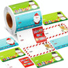 500pcs/ Roll Christmas Self-adhesive Labels Stickers Holiday Decoration Gifts(B216)