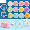 Beaded Educational Toys DIY Jewelry Material Set For Children 12 Cups of Pink Rabbit Strawberry