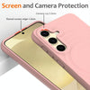 For Samsung Galaxy S24 5G Wave Texture MagSafe Magnetic Liquid Silicone Phone Case(Pink)