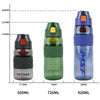 8012 Outdoor Large Capacity Sports Cup Anti-impact Fitness Kettle, Capacity: 500ml (Black Gray)