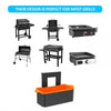 For Blackstone Baked Oil Box Silicone Inner Linery Baking Dish Oil Collector Barbecue Cup Pad(Orange)