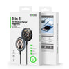 DUZZONA W13 15W Transparent MagSafe Magnetic Suction Wireless Charger