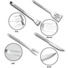 12 in 1 Outdoor Tableware Set Camping Barbecue Tableware Picnic Tool Set