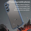 For Samsung Galaxy S25+ 5G Fan Dun Series TPU Hybrid PC Frosted Phone Case(Blue)