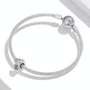 S925 Sterling Silver Pet Imprint Beads DIY Bracelet Necklace Accessories