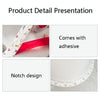 Y1942 3.5x320cm Kitchen Mildew Proof And Waterproof Tape Sink Moisture-Proof Gap Filling Paste(White Background Tableware)