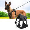 Reflective Dog Vest Leash XL | Black | Padded Chest Harness