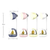 LED Cartoon Table Lamp Dormitory Bedside Eye Protection USB Children Reading Night Light(Yellow)