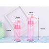 Creative Spray Water Bottle Sports Bottle Portable With Lid Summer Hydration Beauty Plastic Cup, Size:400 ML(Black)