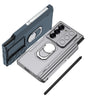 For Samsung Galaxy Z Fold6 GKK Integrated Folding Armored Shell PC Phone Case with Pen Box(Mountain Gray)