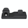 3 in 1 Silicone Charging Dock for AirPods Pro & Apple Watch & iPhone, with Bracket Funtcion(Black)