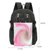 LIJIEBAO Retro Canvas Shoulder Bag Outdoor Casual Backpack Large Capacity Computer Bag(Army Green)