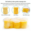 Baby Bathing Wood Pulp Sponge Cute Cartoon Soft Bath Sponge Bath Scrubber, Model: Bear