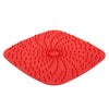 Air Fryer Reusable Silicone Liner Mat Non-Stick Steamer Pad Kitchen Accessories Square Red 20.2cm